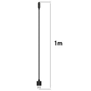 For vivo iQOO Watch GT USB Interface Smart Watch Magnetic Charging Cable, Length: 1m(Black)