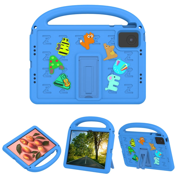For Lenovo Tab M11 / Xiaoxin Pad 11 2024 Cartoon Sparrow EVA Shockproof Tablet Case(Blue)