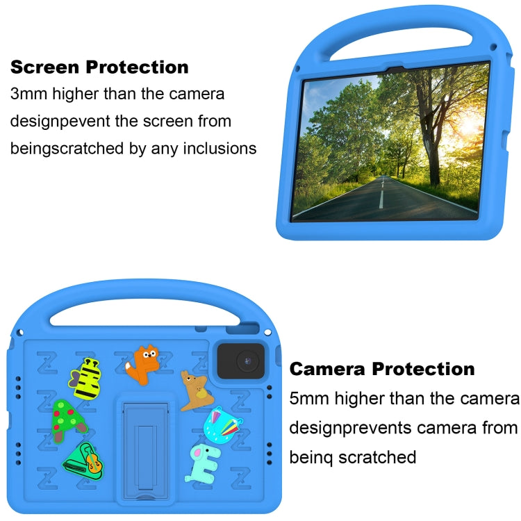 For Lenovo Tab M11 / Xiaoxin Pad 11 2024 Cartoon Sparrow EVA Shockproof Tablet Case(Blue)