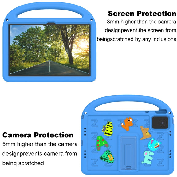 For Lenovo Tab M11 / Xiaoxin Pad 11 2024 Cartoon Sparrow EVA Shockproof Tablet Case(Blue)