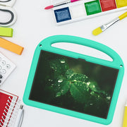 For Lenovo Tab M11 / Xiaoxin Pad 11 2024 Cartoon Sparrow EVA Shockproof Tablet Case(Glacier Green)