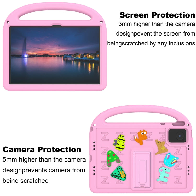 For Lenovo Tab M11 / Xiaoxin Pad 11 2024 Cartoon Sparrow EVA Shockproof Tablet Case(Pink)