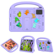 For Lenovo Tab M11 / Xiaoxin Pad 11 2024 Cartoon Sparrow EVA Shockproof Tablet Case(Taro Purple)