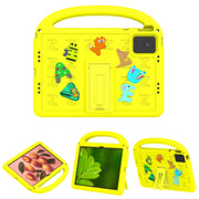 For Lenovo Tab M11 / Xiaoxin Pad 11 2024 Cartoon Sparrow EVA Shockproof Tablet Case(Yellow)