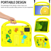 For Lenovo Tab M11 / Xiaoxin Pad 11 2024 Cartoon Sparrow EVA Shockproof Tablet Case(Yellow)
