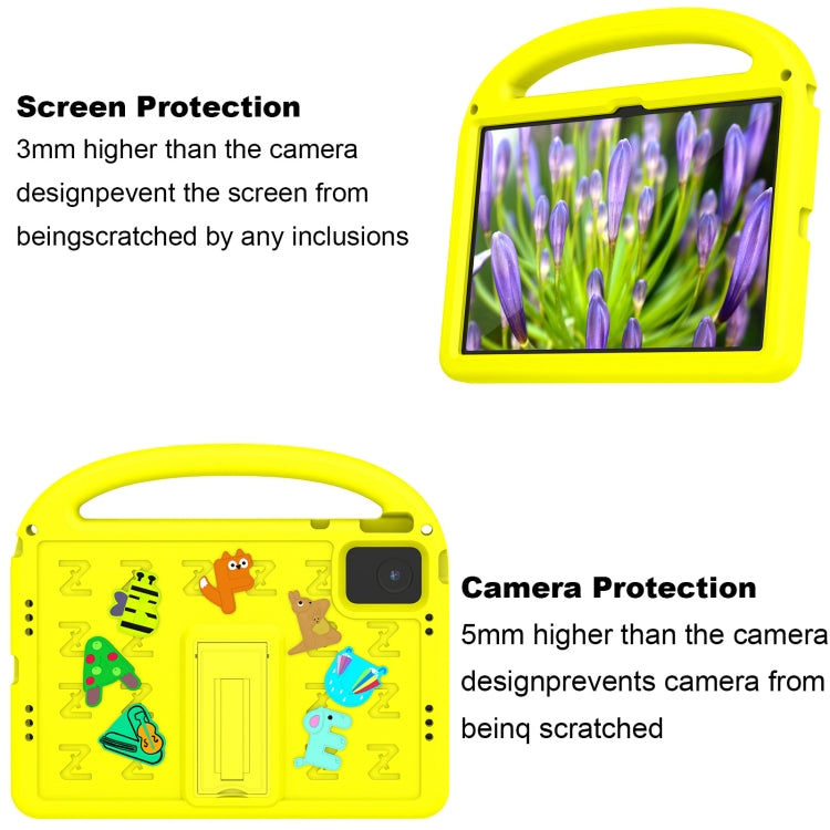 For Lenovo Tab M11 / Xiaoxin Pad 11 2024 Cartoon Sparrow EVA Shockproof Tablet Case(Yellow)