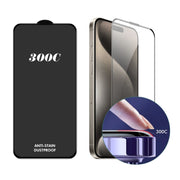 For iPhone 15 Pro Max ENKAY 300C Super Large Arc Full Coverage High Aluminum-silicon Tempered Glass Film