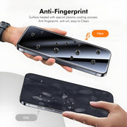 For iPhone 15 Plus / 16 Plus 2pcs ENKAY 300C Super Large Arc Full Coverage High Aluminum-silicon Tempered Glass Film