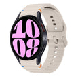 For Samsung Galaxy Watch 6 40 / 44mm Wave Pattern Stitched Silicone Watch Band(Starlight) - free shipping - PMC TechLife - Order now!