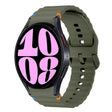 For Samsung Galaxy Watch 6 40 / 44mm Wave Pattern Stitched Silicone Watch Band(Army Green) - free shipping - PMC TechLife - Order now!