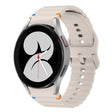 For Samsung Galaxy Watch 4 40 / 44mm Wave Pattern Stitched Silicone Watch Band(Starlight) - free shipping - PMC TechLife - Order now!