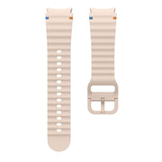 For Samsung Galaxy Watch3 41mm Wave Pattern Stitched Silicone Watch Band(Pink)