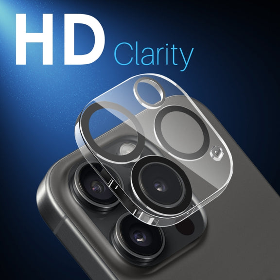 For iPhone 16 Pro / 16 Pro Max NORTHJO Camera Lens Protector 3D Night Shot Tempered Glass Film(Black)