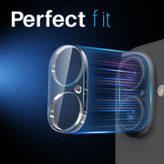 For iPhone 16 / 16 Plus NORTHJO Camera Lens Protector 3D HD Tempered Glass Film(Clear)