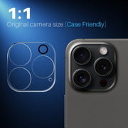 For iPhone 16 Pro / 16 Pro Max NORTHJO Camera Lens Protector 3D HD Tempered Glass Film(Clear)