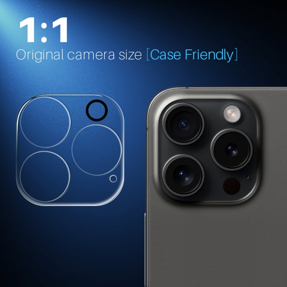 For iPhone 16 Pro / 16 Pro Max NORTHJO Camera Lens Protector 3D HD Tempered Glass Film(Clear)