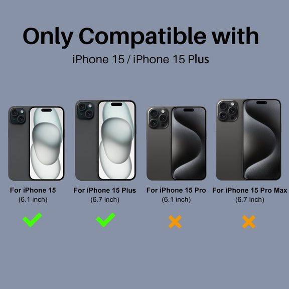 For iPhone 15 / 15 Plus NORTHJO Camera Lens Protector 3D HD Tempered Glass Film(Clear)