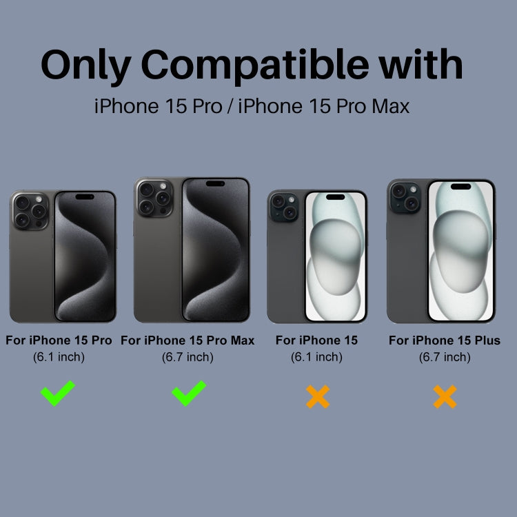 For iPhone 15 Pro / 15 Pro Max NORTHJO Camera Lens Protector 3D HD Tempered Glass Film(Clear)