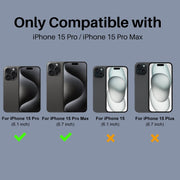 For iPhone 15 Pro / 15 Pro Max NORTHJO Camera Lens Protector 3D HD Tempered Glass Film(Clear)