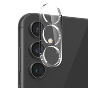 For Samsung Galaxy S24 FE 5G NORTHJO 3 in 1 TPU Phone Case with Screen Protector and Lens Film(Transparent)