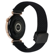 For Ticwatch Pro 3 Ultra 22mm Magnetic Buckle Braided Watch Band(Black)