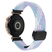 For Ticwatch Pro 3 Ultra 22mm Magnetic Buckle Braided Watch Band(Violet)