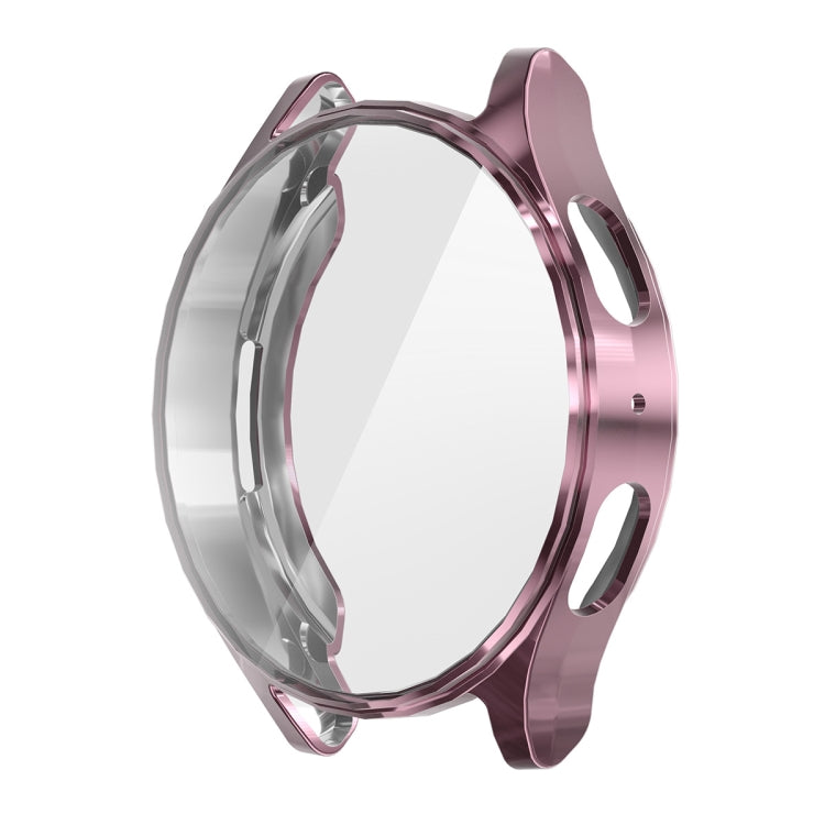 For Samsung Galaxy Watch7 40mm ENKAY Hat-Prince Full Coverage Electroplated Soft TPU Case with Screen Protection(Pink)