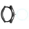 For Samsung Galaxy Watch7 44mm ENKAY Hat-Prince Electroplated Hard PC Case + 0.2mm 9H Glass Screen Protector(Black) - free shipping - PMc TechLife - Order now!