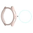 For Samsung Galaxy Watch7 44mm ENKAY Hat-Prince Electroplated Hard PC Case + 0.2mm 9H Glass Screen Protector(Pink) - free shipping - PMc TechLife - Order now!