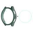 For Samsung Galaxy Watch7 40mm ENKAY Hat-Prince Electroplated Hard PC Case + 0.2mm 9H Glass Screen Protector(Dark Green) - free shipping - PMc TechLife - Order now!
