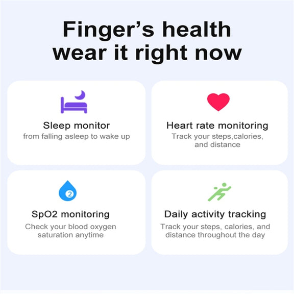 R03 SIZE 7 Smart Ring, Support Heart Rate / Blood Oxygen / Sleep / Multiple Sports Modes(Black)