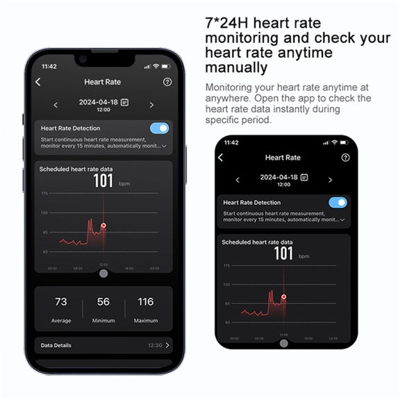R03 SIZE 8 Smart Ring, Support Heart Rate / Blood Oxygen / Sleep / Multiple Sports Modes(Black)