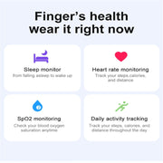 R03 SIZE 9 Smart Ring, Support Heart Rate / Blood Oxygen / Sleep / Multiple Sports Modes(Black)