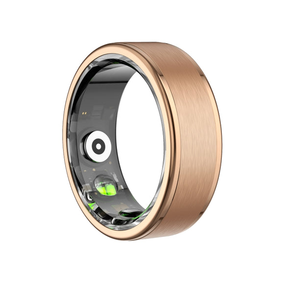 R03 SIZE 10 Smart Ring, Support Heart Rate / Blood Oxygen / Sleep / Multiple Sports Modes(Gold)