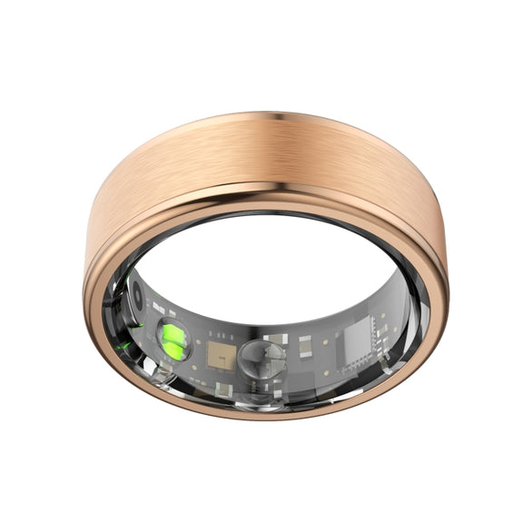 R03 SIZE 10 Smart Ring, Support Heart Rate / Blood Oxygen / Sleep / Multiple Sports Modes(Gold)
