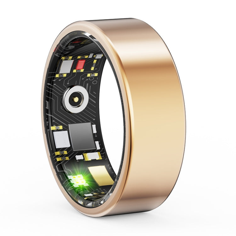 R11M SIZE 7 Smart Ring, Support Heart Rate / Blood Oxygen / Sleep / Multiple Sports Modes(Gold)