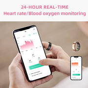 R11M SIZE 7 Smart Ring, Support Heart Rate / Blood Oxygen / Sleep / Multiple Sports Modes(Black)