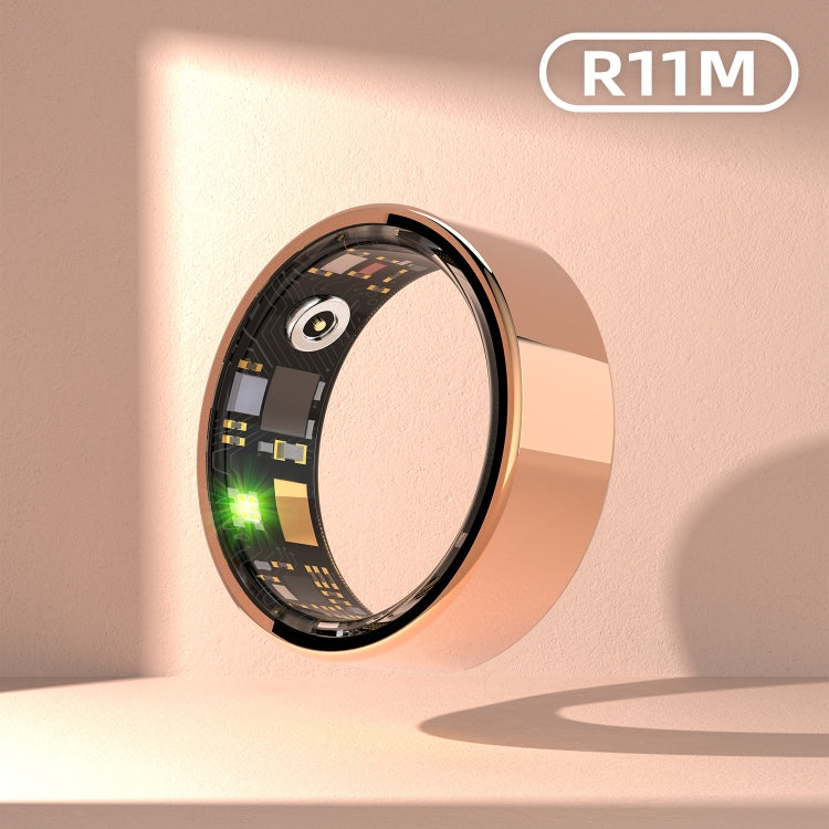 R11M SIZE 9 Smart Ring, Support Heart Rate / Blood Oxygen / Sleep / Multiple Sports Modes(Black)
