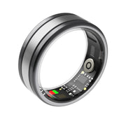 R18 SIZE 9 Smart Ring, Support Heart Rate / Blood Oxygen / Sleep/ Multiple Sports Modes(Black)