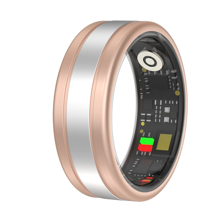 R18 SIZE 9 Smart Ring, Support Heart Rate / Blood Oxygen / Sleep/ Multiple Sports Modes(Gold)