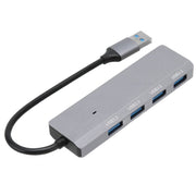 ADS-305A Aluminum Alloy USB to 4-Ports USB3.0 USB HUB Laptop Adapter Docking Station