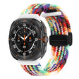 For Samsung Galaxy Watch Ultra 47mm Fold Magnetic Buckle Braided Watch Band(Rainbow) - Watch Bands by PMC TechLife | Online Shopping South Africa | PMC TechLife | Buy Now Pay Later Mobicred