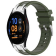 For Samsung Galaxy Watch FE 40mm 20mm Quick Release Silver Buckle Royal Silicone Watch Band(Olive Green) - free shipping - PMC TechLife - Order now!