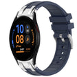 For Samsung Galaxy Watch FE 40mm 20mm Quick Release Silver Buckle Royal Silicone Watch Band(Navy Blue) - free shipping - PMC TechLife - Order now!