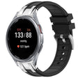 For Samsung Galaxy Watch 7 40 / 44mm 20mm Quick Release Silver Buckle Royal Silicone Watch Band(Black) - free shipping - PMC TechLife - Order now!
