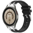 For Samsung Galaxy Watch 5 Pro 45mm 20mm Quick Release Silver Buckle Royal Silicone Watch Band(Black) - free shipping - PMC TechLife - Order now!
