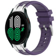 For Samsung Galaxy Watch 4 40 / 44mm 20mm Quick Release Silver Buckle Royal Silicone Watch Band(Purple) - free shipping - PMC TechLife - Order now!