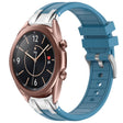 For Samsung Galaxy Watch3 41mm 20mm Quick Release Silver Buckle Royal Silicone Watch Band(Sea Blue) - free shipping - PMC TechLife - Order now!
