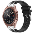 For Samsung Galaxy Watch3 41mm 20mm Quick Release Silver Buckle Royal Silicone Watch Band(Black) - free shipping - PMC TechLife - Order now!