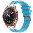 For Samsung Galaxy Watch3 41mm 20mm Quick Release Silver Buckle Royal Silicone Watch Band(Sky Blue) - free shipping - PMC TechLife - Order now!